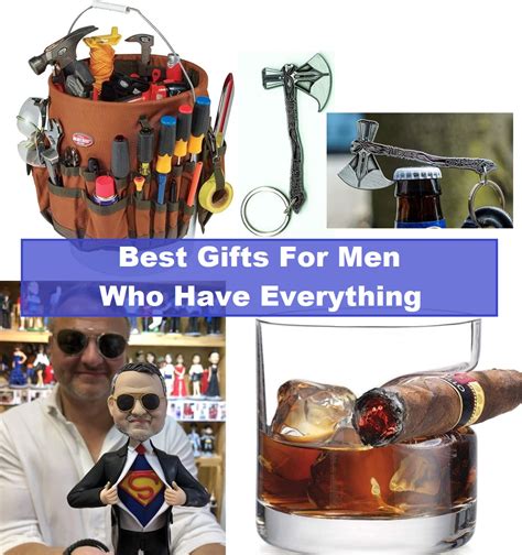 anniversary gift for man who has everything